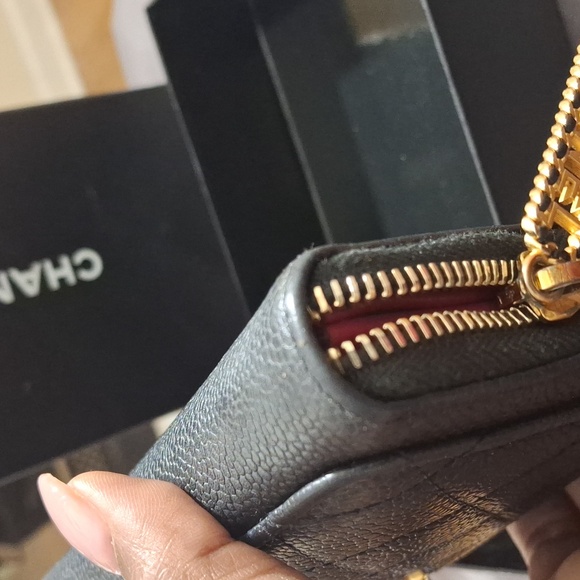 Chanel caviar wallet - Picture 6 of 11